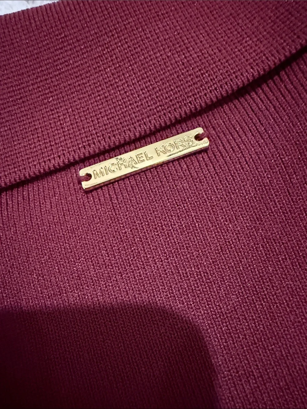 Michael Kors elegant burgundy